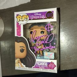Pocahontas Signed Pop Funko
