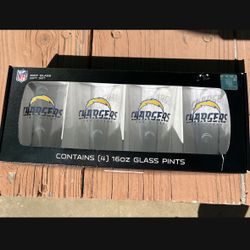 San Diego Chargers Pint Glasses