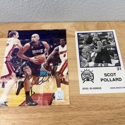 Sacramento Kings & Monarchs Autographed Photos – Peja, Divac, Pollard, Türkoğlu + Penicheiro (NBA Auth)