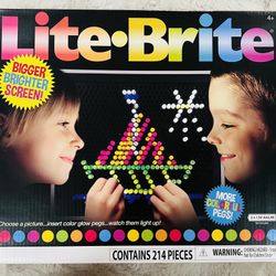 Lite-Brite With Refill Brand New Damaged Box