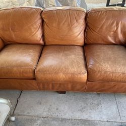 Leather Sofa 
