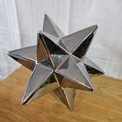 Tall jack sculpture silver color 8.5" x 9" wide