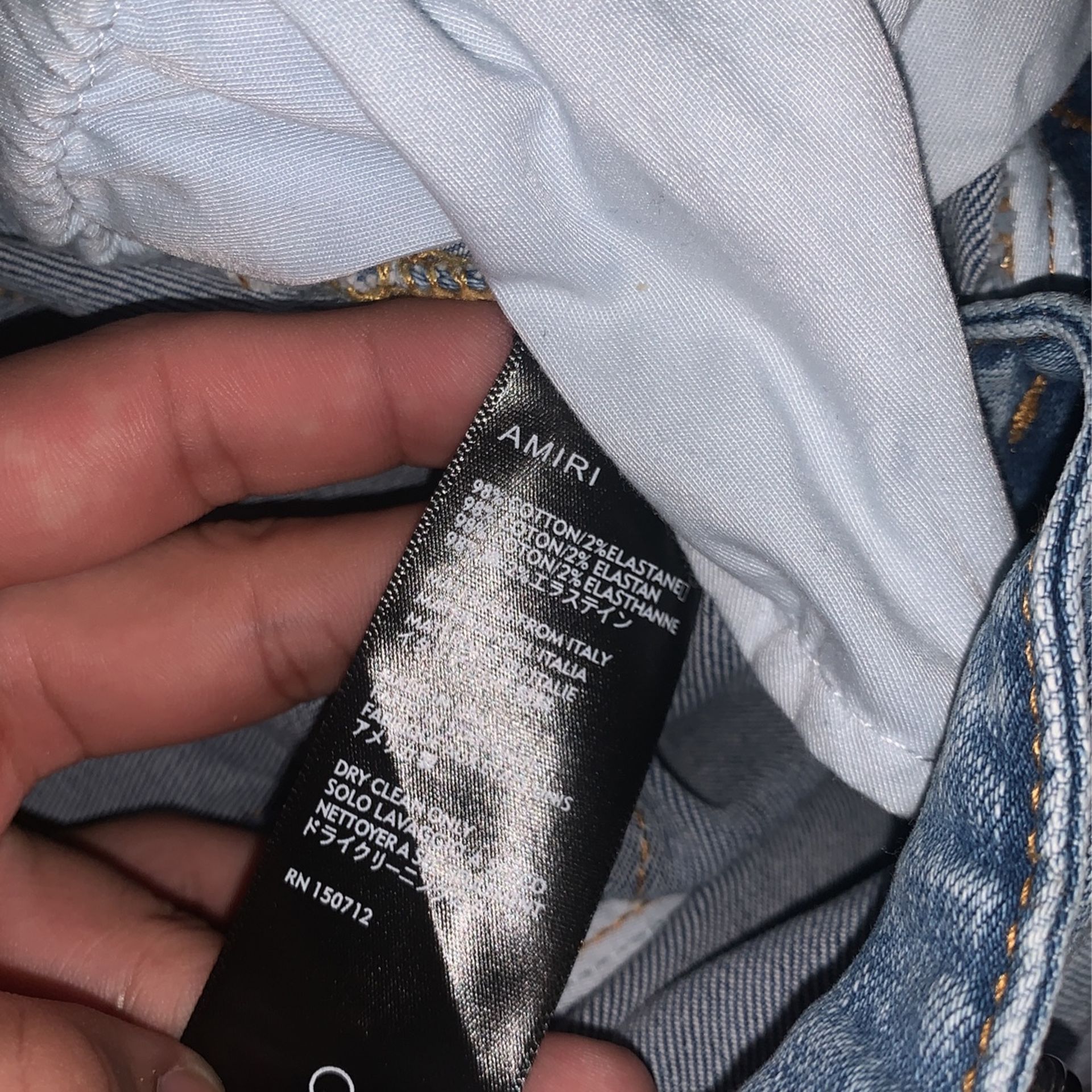 Mike Amiri Jeans Size 31 Brand New