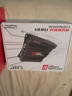 Cerwin Vega 1600 w monoblock amplifier and 1000 watt subwoofer