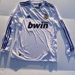 Cristiano Ronaldo #7 Fly Emirates adidas Real Madrid Blue Climacool Jersey  Small for Sale in Lemon Grove, CA - OfferUp