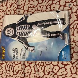 Skele Bones Toddler Halloween Costume 