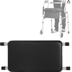 Walker Rest Seat for Attachable Seat Folding Walker, Maximum Weight Capacity of 250 Pounds, Adjustable Range:20"~24" (B) Amazon selling for $54.99 $30