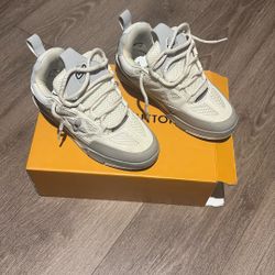 Grey White LV Sneakers 