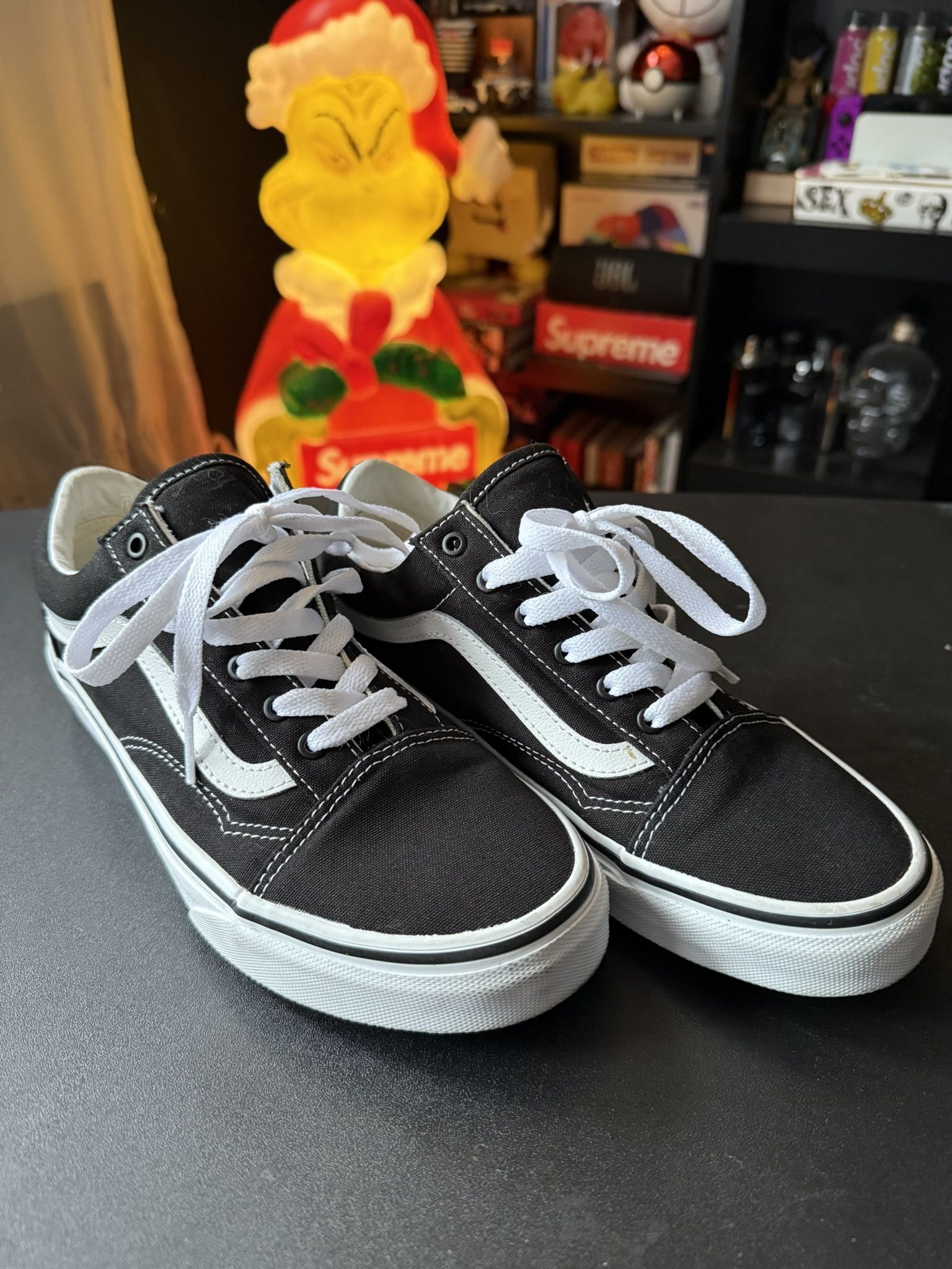 VANS Old Skool Black White Size 6