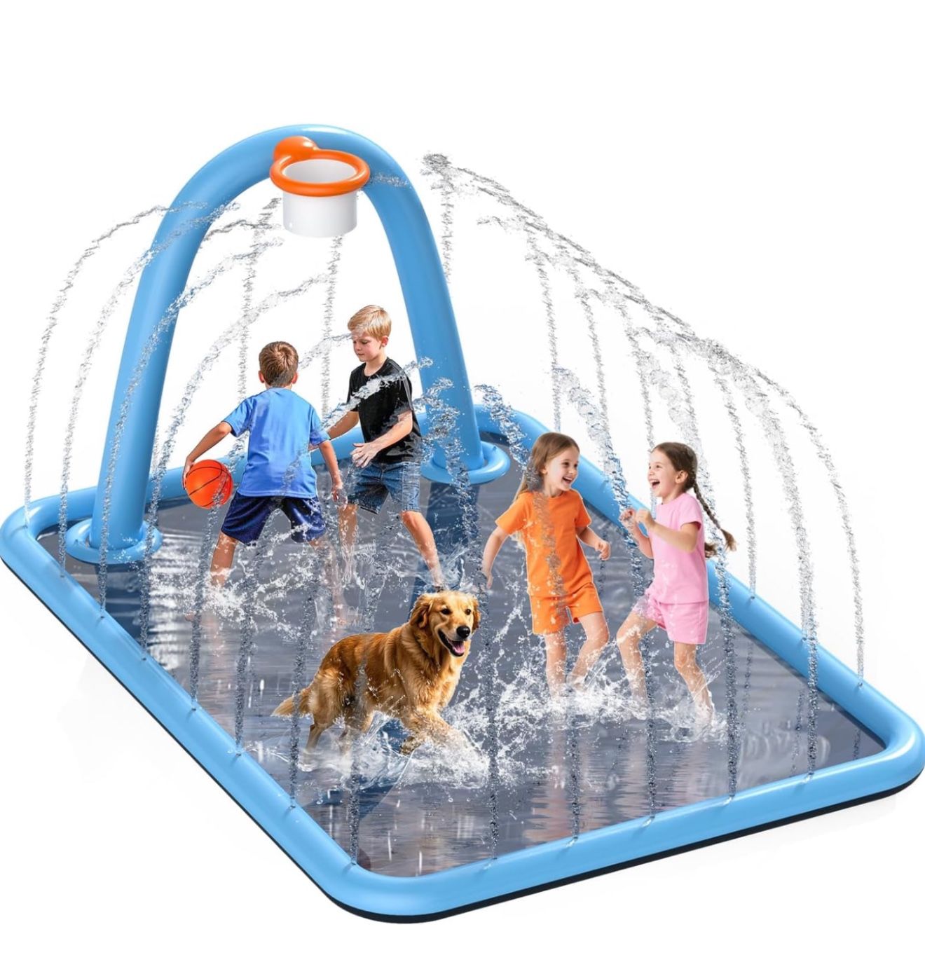 2-in-1 Splash Pad for Kids & Dogs ( Brand New )