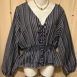 Stripe Woman’s Blouse 