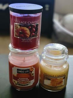 Pumpkin, Apple, Maple Candles