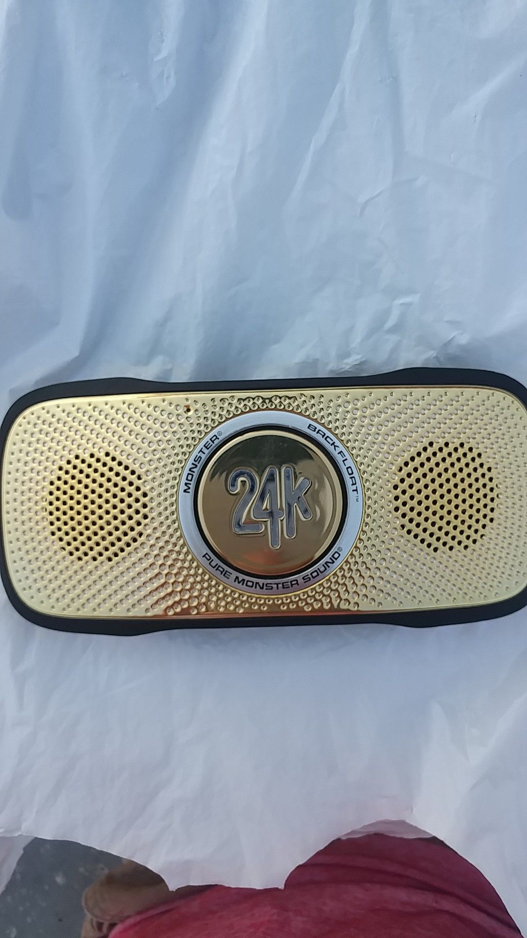 Monster brand bluetooth speaker