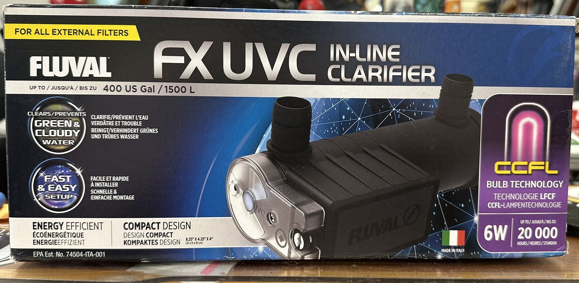 FLUVAL FX UVC IN-LINE CLARIFIER