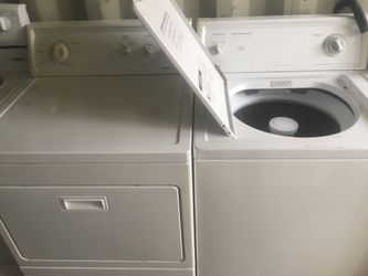 KENMORE WASHER DRYER SET WORKS PERFECT 3 WEEK GUARENTEE
