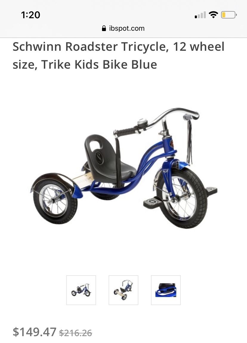 Schwinn Roadster tricycle/bike