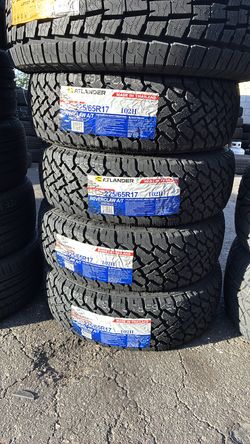 225/65/17 Atlander AT tires