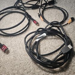 Asorted HDMI cables