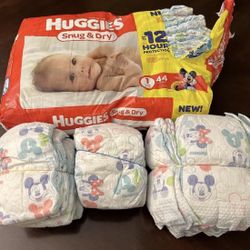 huggies snug and dry size 1 diapers