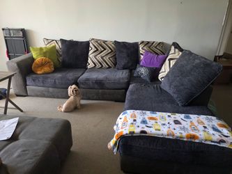 Sectional Couch & Swivel Chair Set