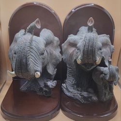 Elephant Bookends 