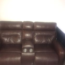 Electric Leather Love Seat Recliners!!!!
