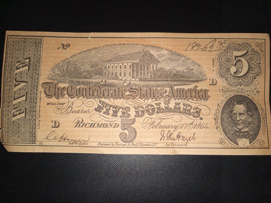 $5 confederation of America