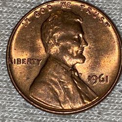 Uncirculated 1961 Lincoln Penny