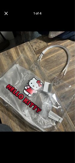 Hello kitty clear tote bag