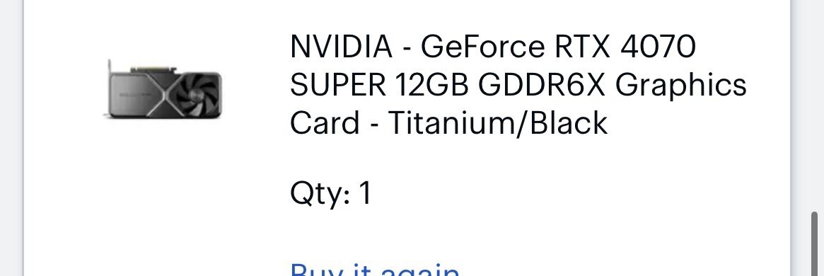 Nvidia 4070 Super founders edition