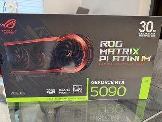 ASUS ROG Matrix Platinum GeForce RTX 5090 32GB 30th Anniversary Edition Card  Brand New