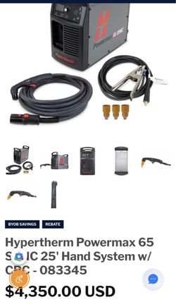 Hypertherm Powermax 65 SYNC Plasma Cutter