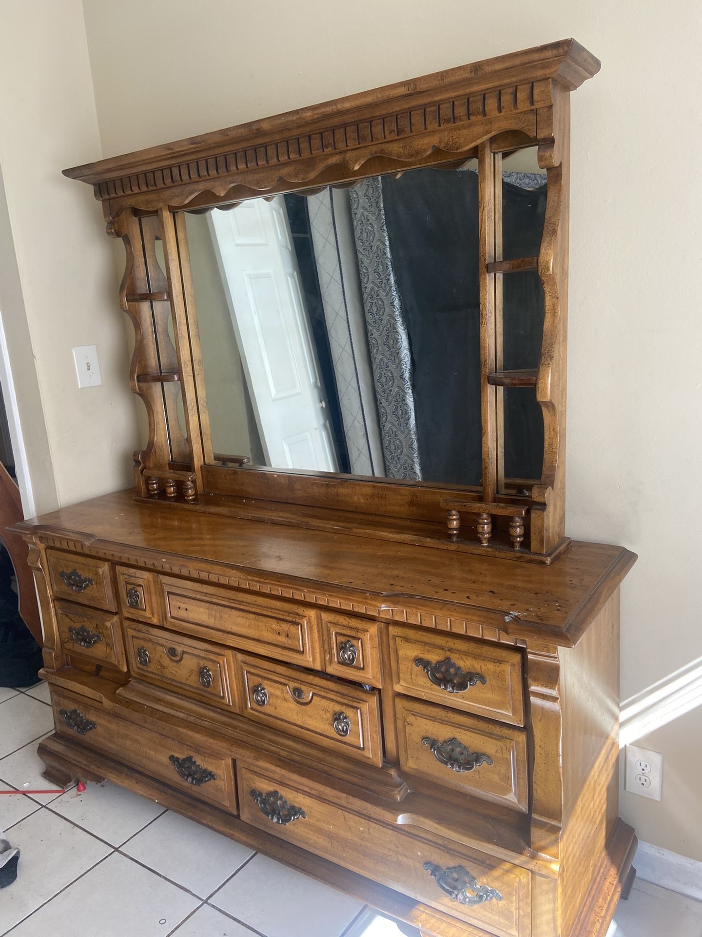 Two Dresser & Mirror