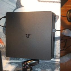 PS4 Slim With One Controller And 12 Games 