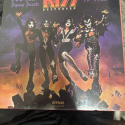 Kiss destroyer 500 piece jigsaw puzzle  9x9 brand new sealed