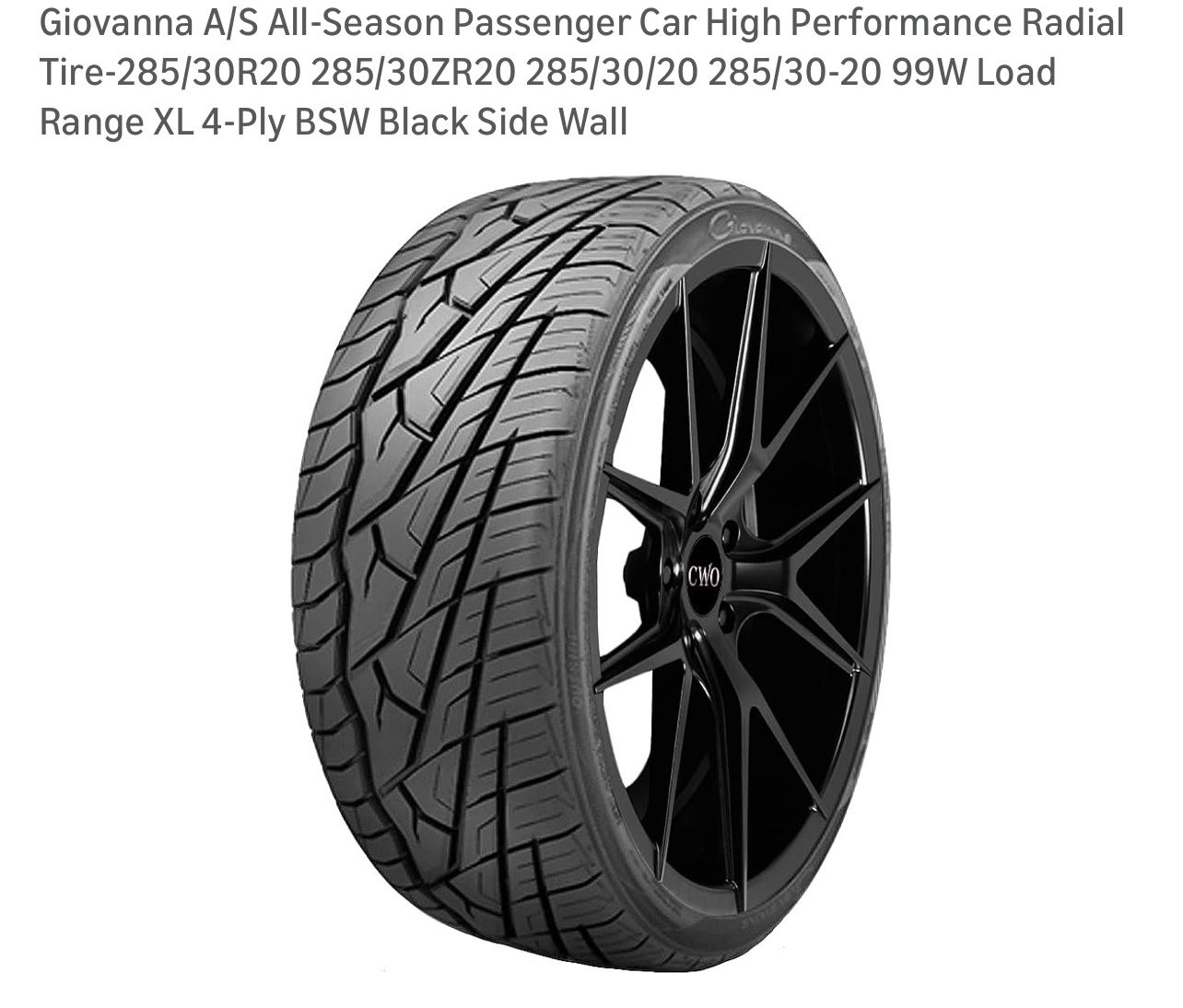 Brand New Giovanna 20” Tires
