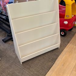 Kids White Bookcase Bookshelf 