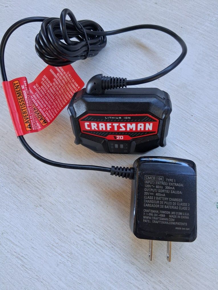Craftsman 20v Charger