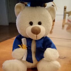 Graduation Bear, Stuffed Animal, Plushie