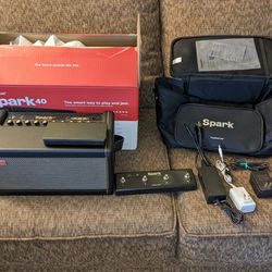 Positive Grid Spark Combo Amp (with Upgrades and Extras!)