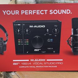 M AUDIO AIR 192/4 VOCAL STUDIO PRO COMPLETE VOCAL PRODUCTION PACKAGE