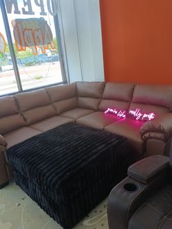 Nice Beautiful Leather Sectional