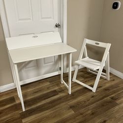 Kids Desk Office School Writing Folding