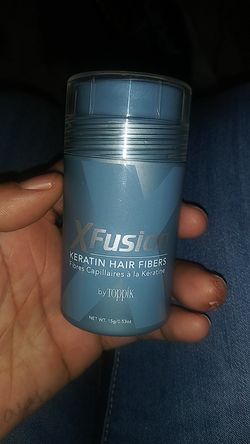 Crush on keratin hair fibers black