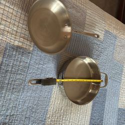 Emeril Stainless Steel Sauce Pan And Frying Pan