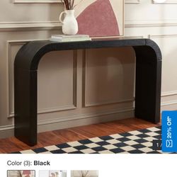 Curved Console Table