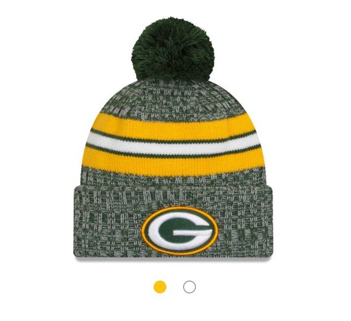 Brand New Officially Licensed Merchandise Green Bay Packers Sideline Sport Knit Hat