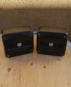 Vintage Retro 4" inch Black Speaker Boxes From Japan