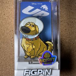 Disney Figpin Dug Cone Of Shame #1644 Pin LE 500 - FryGuy Pins Exclusive