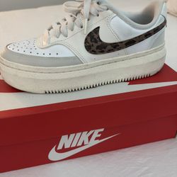 Cheetah Print Nike Shoes